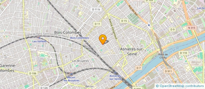 localisation de l'entreprise FCS1 à ASNIERES-SUR-SEINE