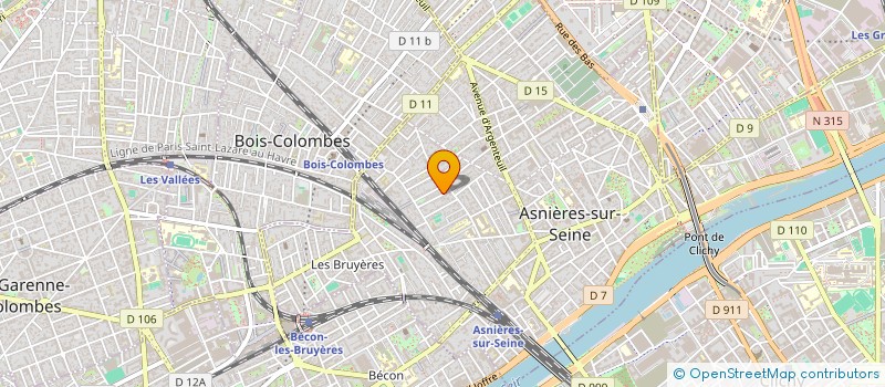 localisation de l'entreprise FCS2 à ASNIERES-SUR-SEINE