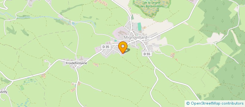 localisation de l'entreprise FCS2M  MIGNOVILLARD