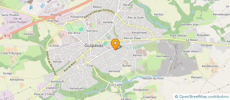 localisation de l'entreprise FCSCC  GUIPAVAS