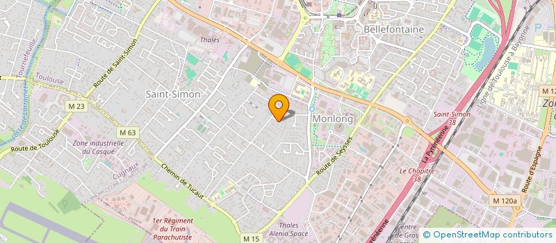 localisation de l'entreprise FCSI à TOULOUSE