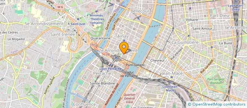 localisation de l'entreprise FCSYJ  VILLEURBANNE