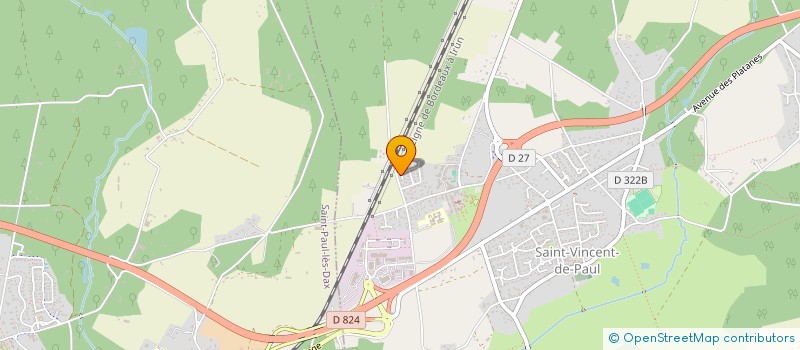 localisation de l'entreprise FCT  SAINT-VINCENT-DE-PAUL