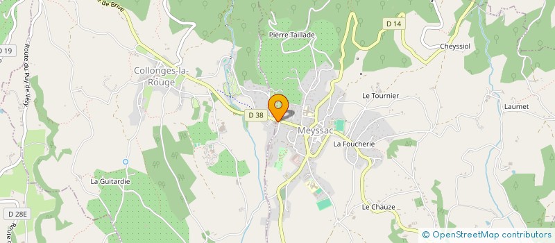 localisation de l'entreprise FCT  MEYSSAC