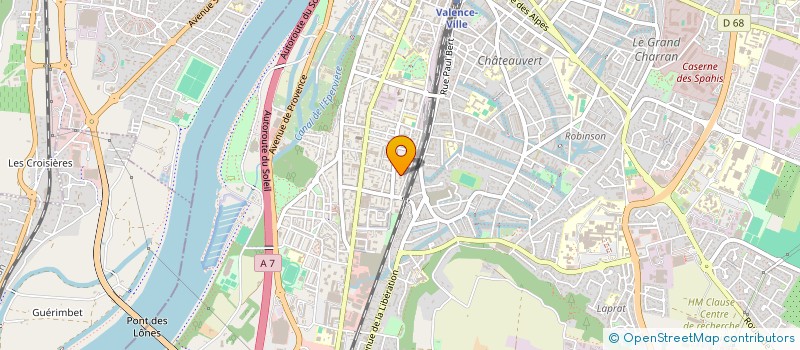 localisation de l'entreprise FCT CRUSSOL  VALENCE