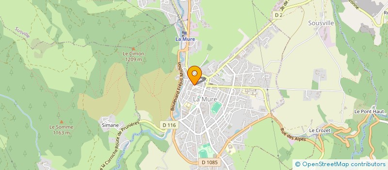 localisation de l'entreprise FCT PATRIMOINE  SAINT-THEOFFREY