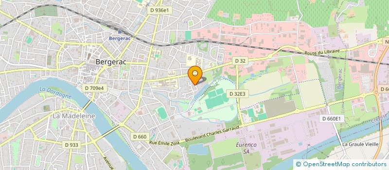 localisation de l'entreprise FCTECH à BERGERAC