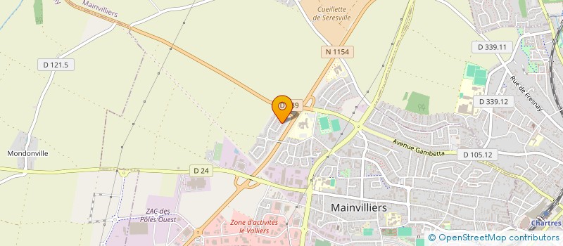 localisation de l'entreprise FCTNS à MAINVILLIERS