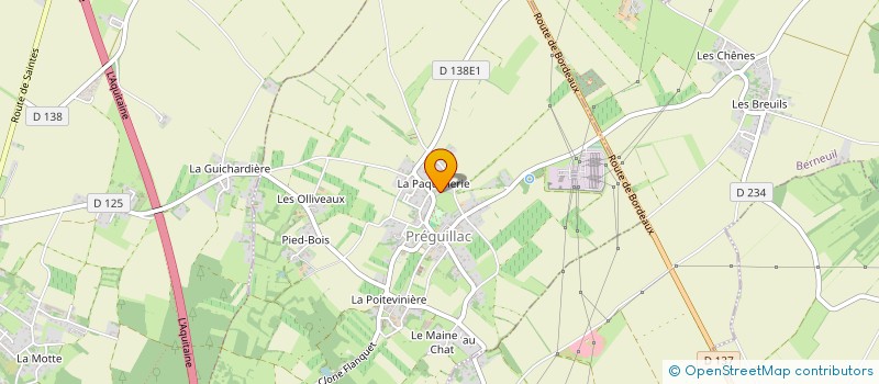 localisation de l'entreprise FCTR  PREGUILLAC