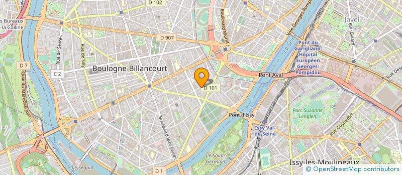 localisation de l'entreprise FCUBE à BOULOGNE-BILLANCOURT