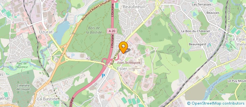 localisation de l'entreprise FCUBE à LIMOGES