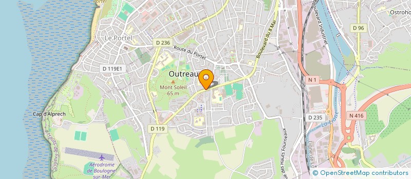 localisation de l'entreprise FCV  OUTREAU