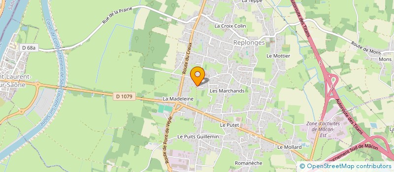 localisation de l'entreprise FCV  REPLONGES