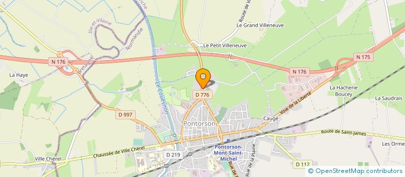 localisation de l'entreprise FCV DISTRIBUTION à PONTORSON