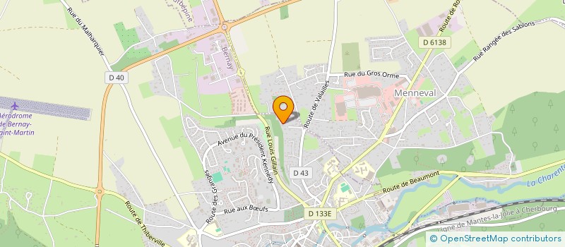 localisation de l'entreprise FCV IMMO  BERNAY