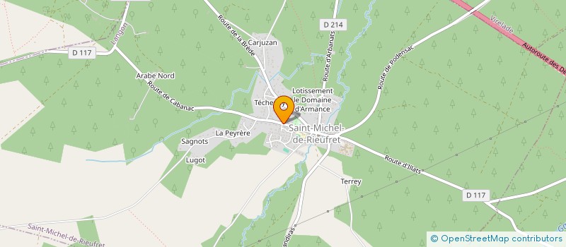 localisation de l'entreprise FCV XVI  SAINT-MICHEL-DE-RIEUFRET