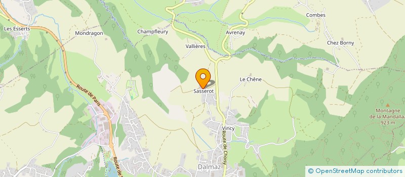 localisation de l'entreprise FCVB WINE  LA BALME-DE-SILLINGY