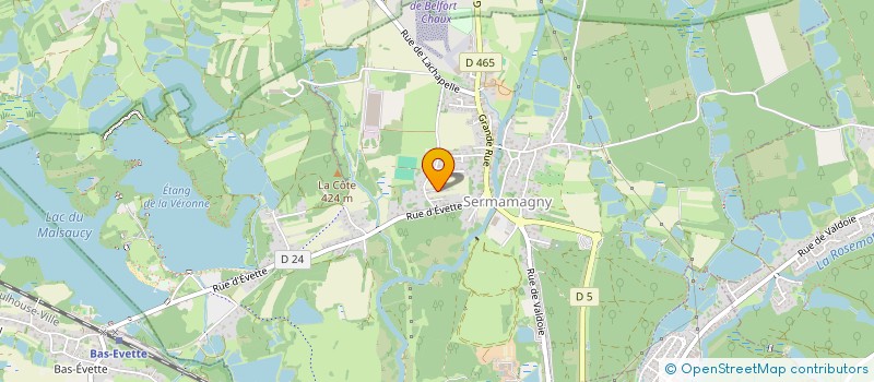localisation de l'entreprise FCVL à SERMAMAGNY