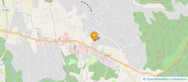 localisation de l'entreprise FCVL  MONTAUROUX