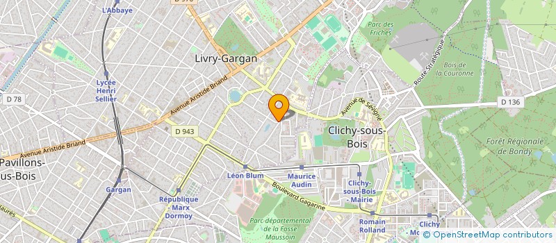 localisation de l'entreprise FCVT IMMO à LIVRY-GARGAN
