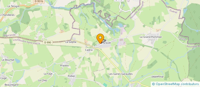 localisation de l'entreprise FD  LA FORET-DU-TEMPLE