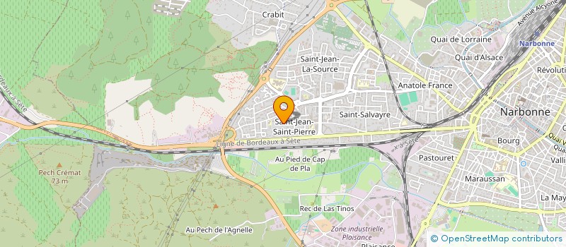 localisation de l'entreprise FD à NARBONNE