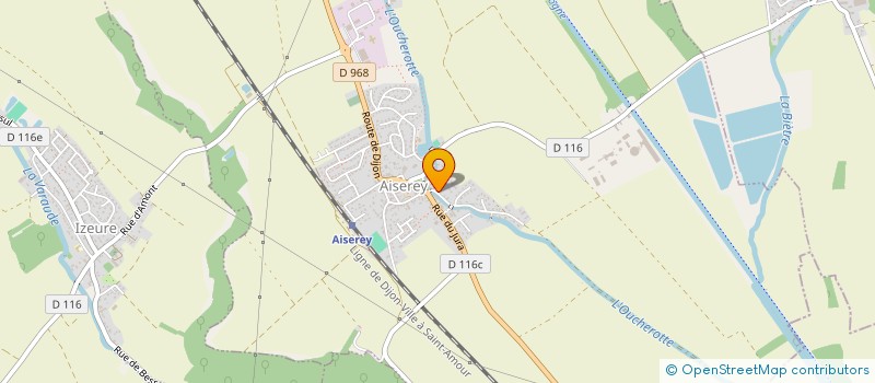 localisation de l'entreprise FD  AISEREY