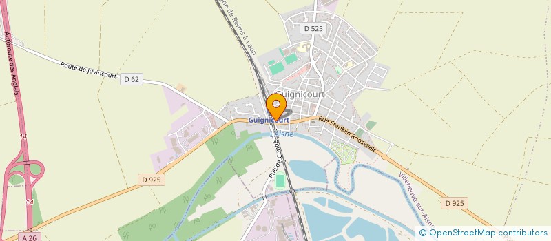 localisation de l'entreprise FD à VILLENEUVE-SUR-AISNE