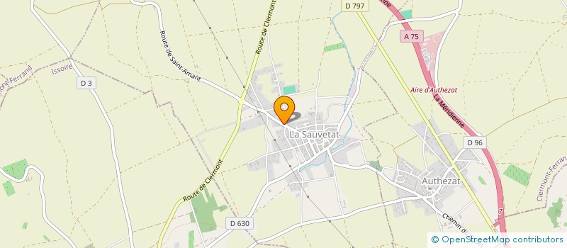 localisation de l'entreprise FD  LA SAUVETAT
