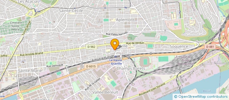 localisation de l'entreprise FD à LE HAVRE