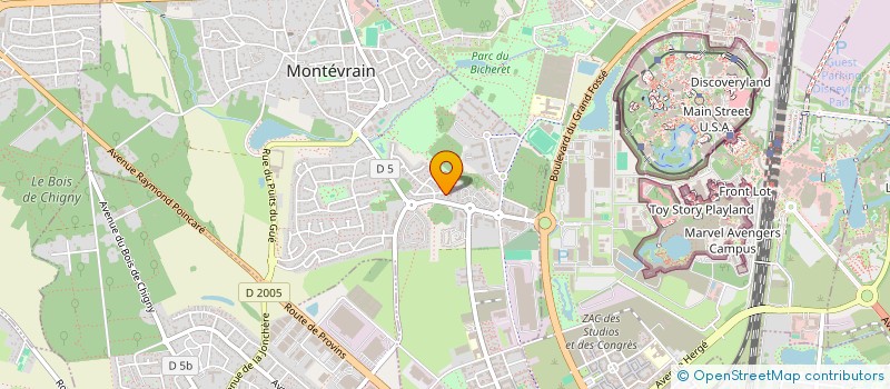 localisation de l'entreprise FD 888  MONTEVRAIN