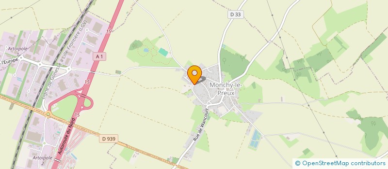 localisation de l'entreprise FD BAT  MONCHY-LE-PREUX