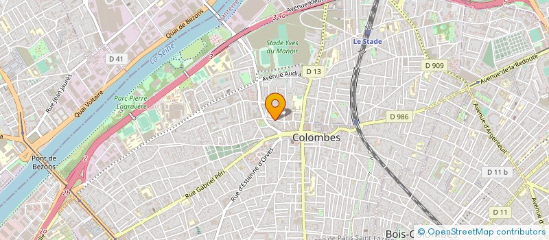 localisation de l'entreprise FD BATIMENT à COLOMBES