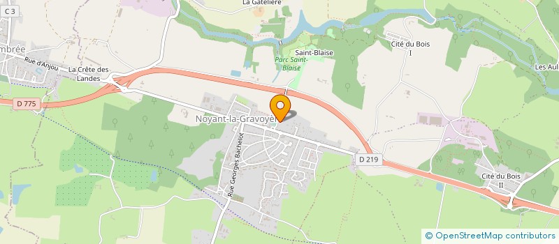 localisation de l'entreprise FD CAMPING à SEGRE-EN-ANJOU BLEU