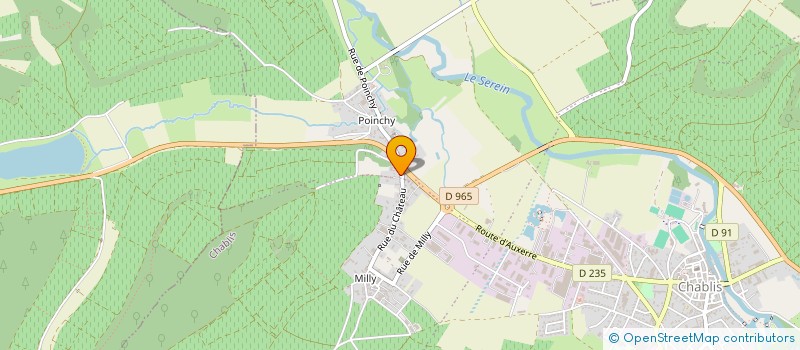 localisation de l'entreprise FD CHAMP  CHABLIS