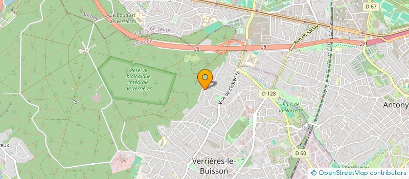 localisation de l'entreprise FD CONSEILS à VERRIERES-LE-BUISSON