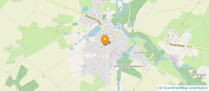 localisation de l'entreprise FD CONSEILS à COULLONS