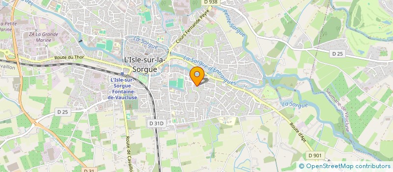 localisation de l'entreprise FD CONSEILS à L'ISLE-SUR-LA-SORGUE