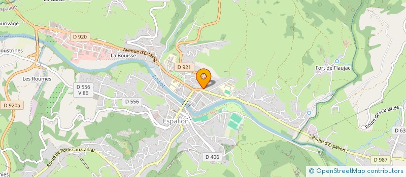 localisation de l'entreprise FD CONSEILS ET MAITRISE D'OEUVRE TRAVAUX à ESPALION