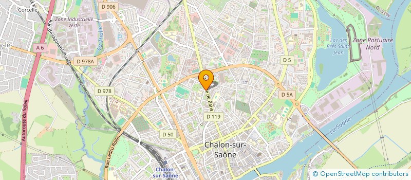localisation de l'entreprise FD CONSTRUCTIONS à CHALON-SUR-SAONE