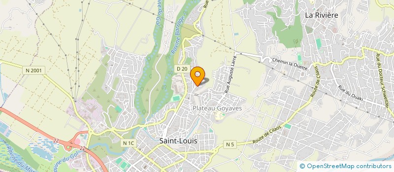 localisation de l'entreprise FD CONSTRUCTIONS à SAINT-LOUIS