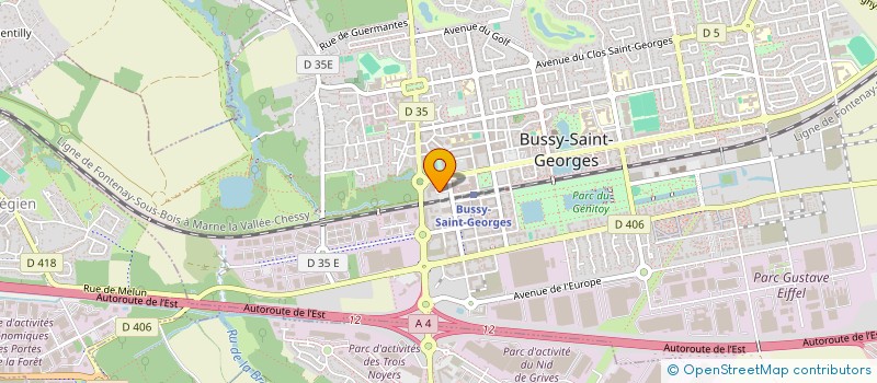 localisation de l'entreprise FD CONSULTING à BUSSY-SAINT-GEORGES