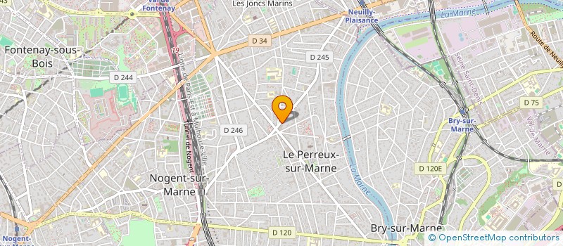 localisation de l'entreprise FD CONSULTING  LE PERREUX-SUR-MARNE