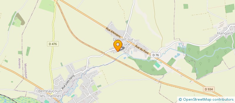 localisation de l'entreprise FD COUVERTURE  DOMART-SUR-LA-LUCE