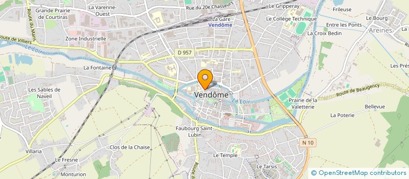 localisation de l'entreprise FD-DIAG  VENDOME