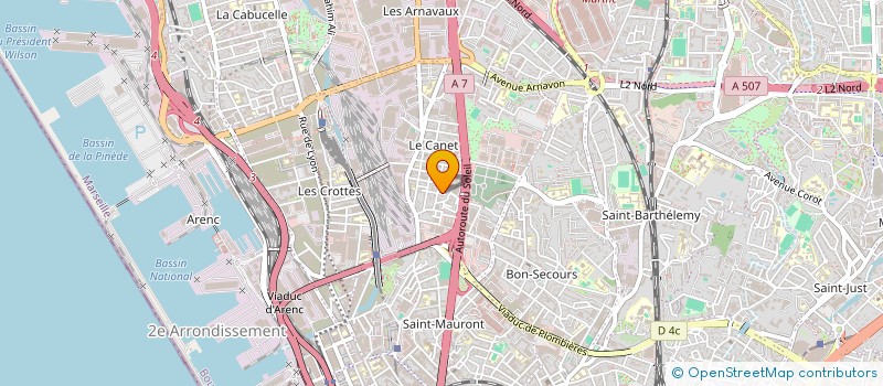 localisation de l'entreprise FD ELEC  MARSEILLE