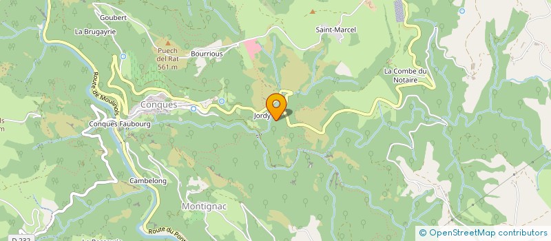 localisation de l'entreprise FD EN ROUERGUE à CONQUES-EN-ROUERGUE