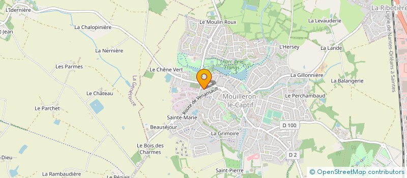 localisation de l'entreprise FD ENTREPRISE  MOUILLERON-LE-CAPTIF