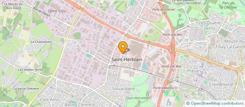 localisation de l'entreprise FD EXPERTISE à ST-HERBLAIN