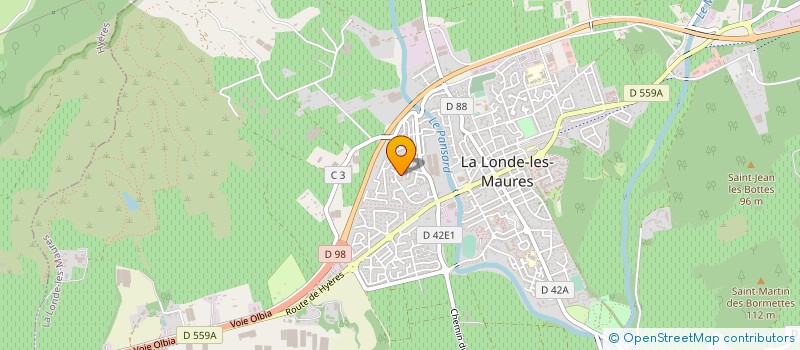 localisation de l'entreprise FD EXPERTISE à LA LONDE-LES-MAURES
